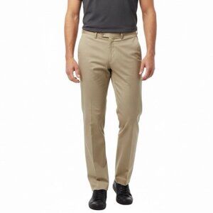 Lauren Ralph Lauren Mens Camel Wool Cashmere Flat-Front Dress Pants Sz 33W / 30L